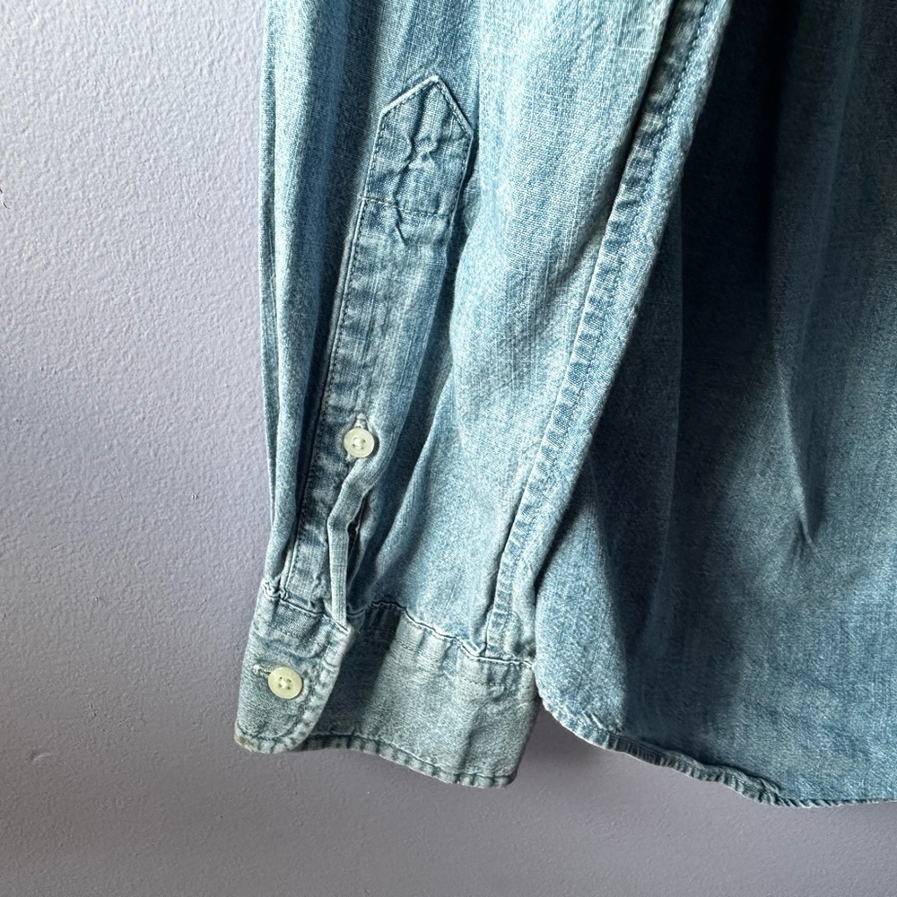Vineyard Vines Blue Denim Classic Fit Murray Shirt Size M - Picture 14 of 14